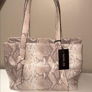Snake print bag